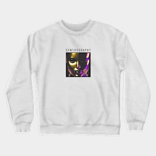 Synthography! A Man + Machine Collaboration Crewneck Sweatshirt